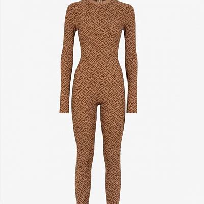 skims fendi coat|SKIMS Fendi bodysuit.